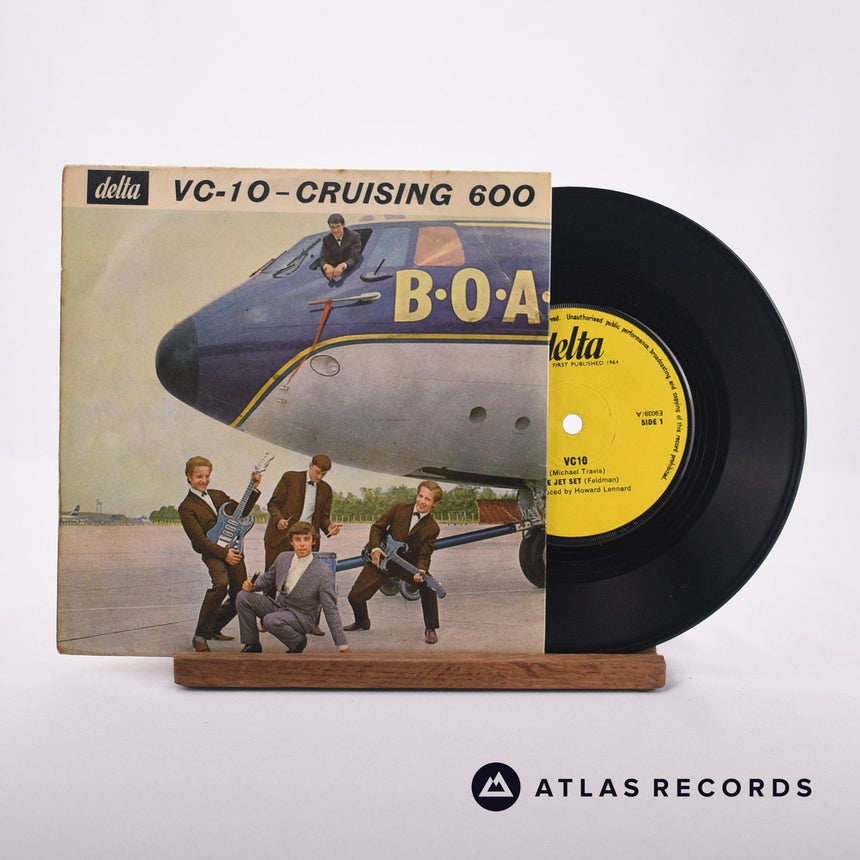 The Jet Set VC-10 7" Vinyl Record - Front Cover & Record