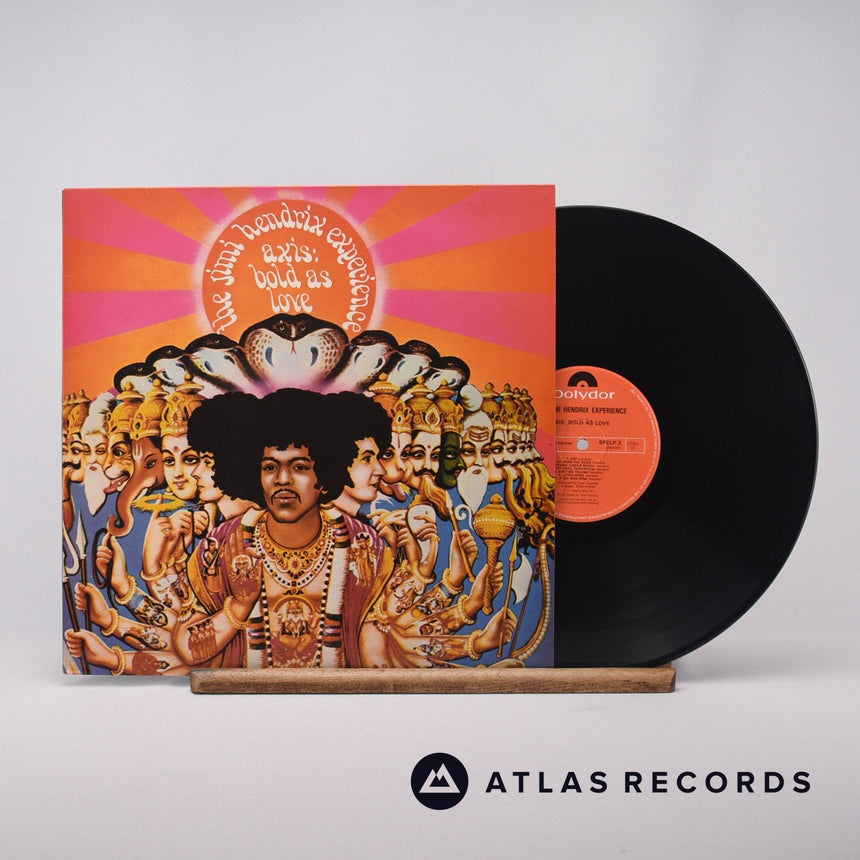 The Jimi Hendrix Experience Axis: Bold As Love LP Vinyl Record - Front Cover & Record