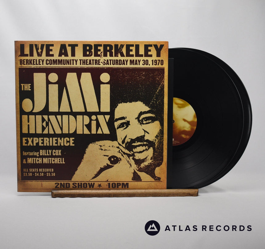 The Jimi Hendrix Experience Live At Berkeley Double LP Vinyl Record - Front Cover & Record