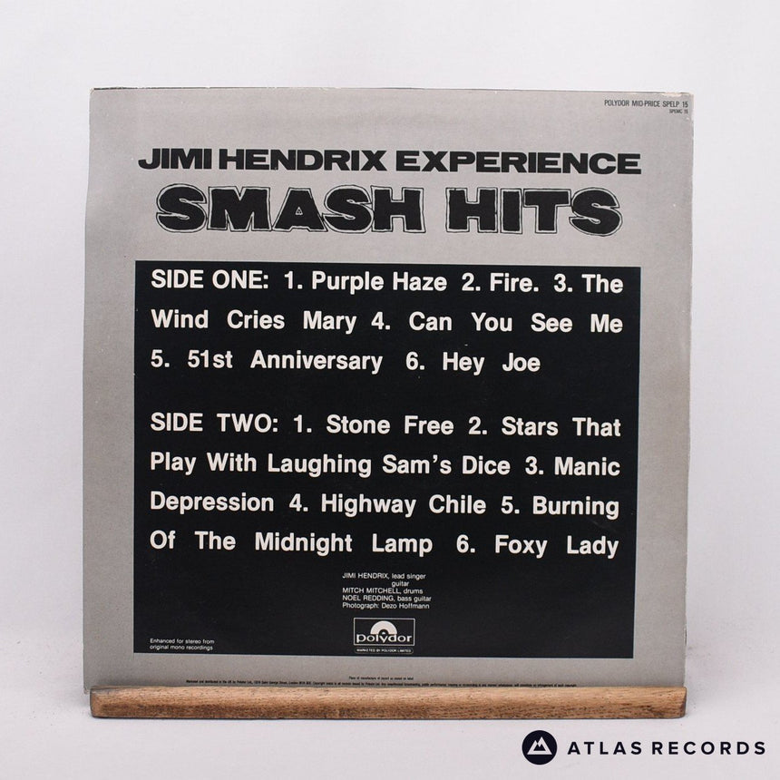 The Jimi Hendrix Experience - Smash Hits - Reissue LP Vinyl Record - VG+/EX