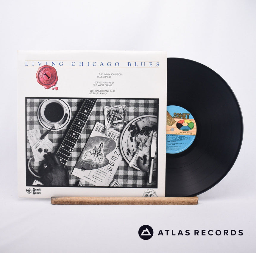 The Jimmy Johnson Blues Band Living Chicago Blues - Volume 1 LP Vinyl Record - Front Cover & Record