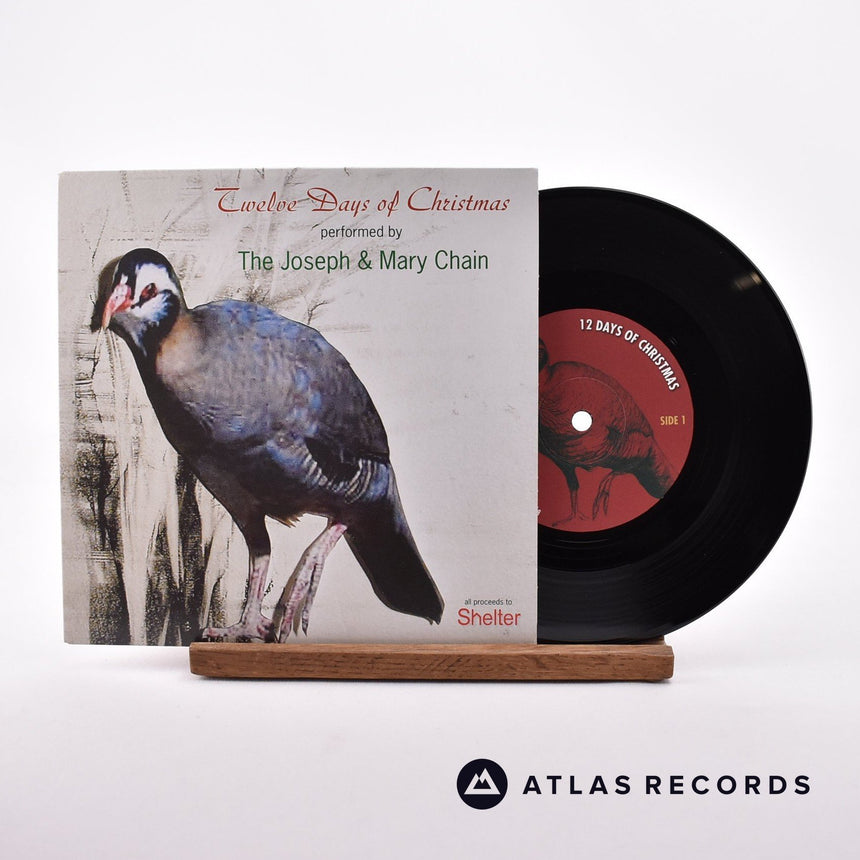 The Joseph And Mary Chain Twelve Days Of Christmas 7" Vinyl Record - Front Cover & Record