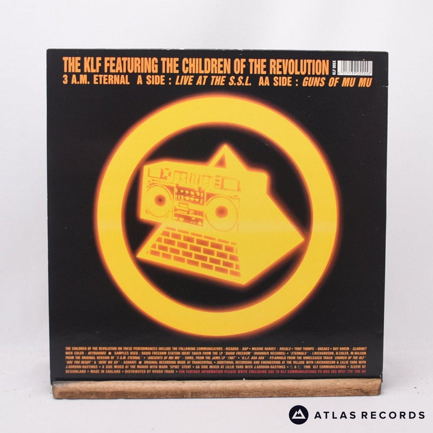 The KLF - 3 A.M. Eternal (Live At The S.S.L.) - Damont 12" Vinyl Record - EX/EX