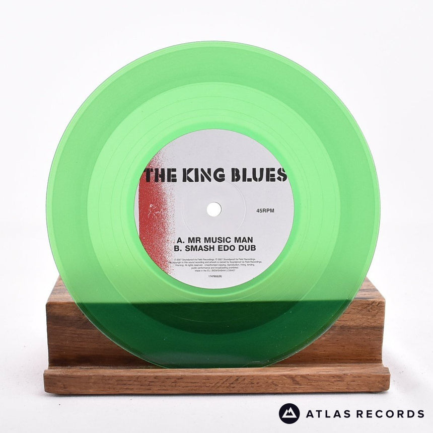 The King Blues - Mr Music Man - Green 7" Vinyl Record - NM/NM