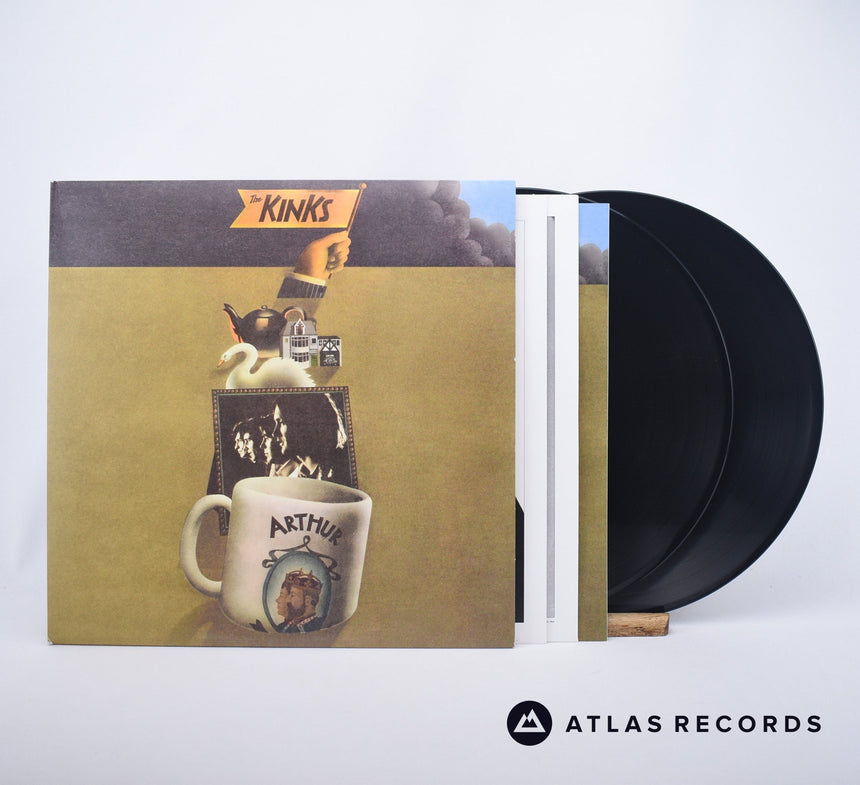The Kinks Arthur Or The Decline And Fall Of The British Empire 2 x LP Vinyl Record - Front Cover & Record