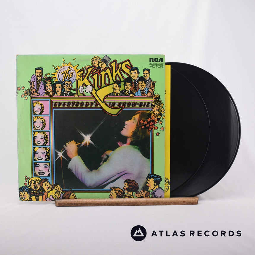 The Kinks Everybody's In Show-Biz - Everybody's A Star Double LP Vinyl Record - Front Cover & Record