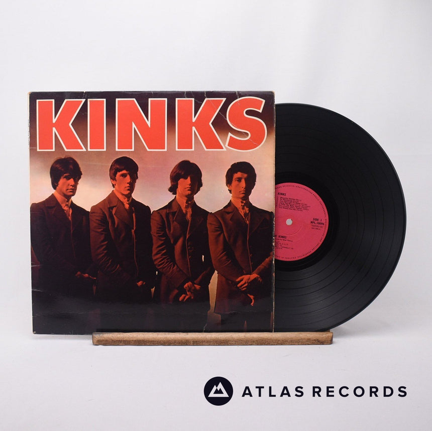 The Kinks Kinks LP Vinyl Record - Front Cover & Record
