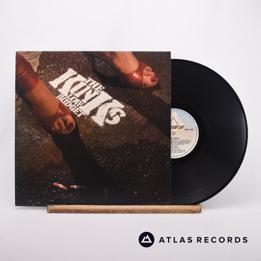 The Kinks Low Budget LP Vinyl Record - Front Cover & Record