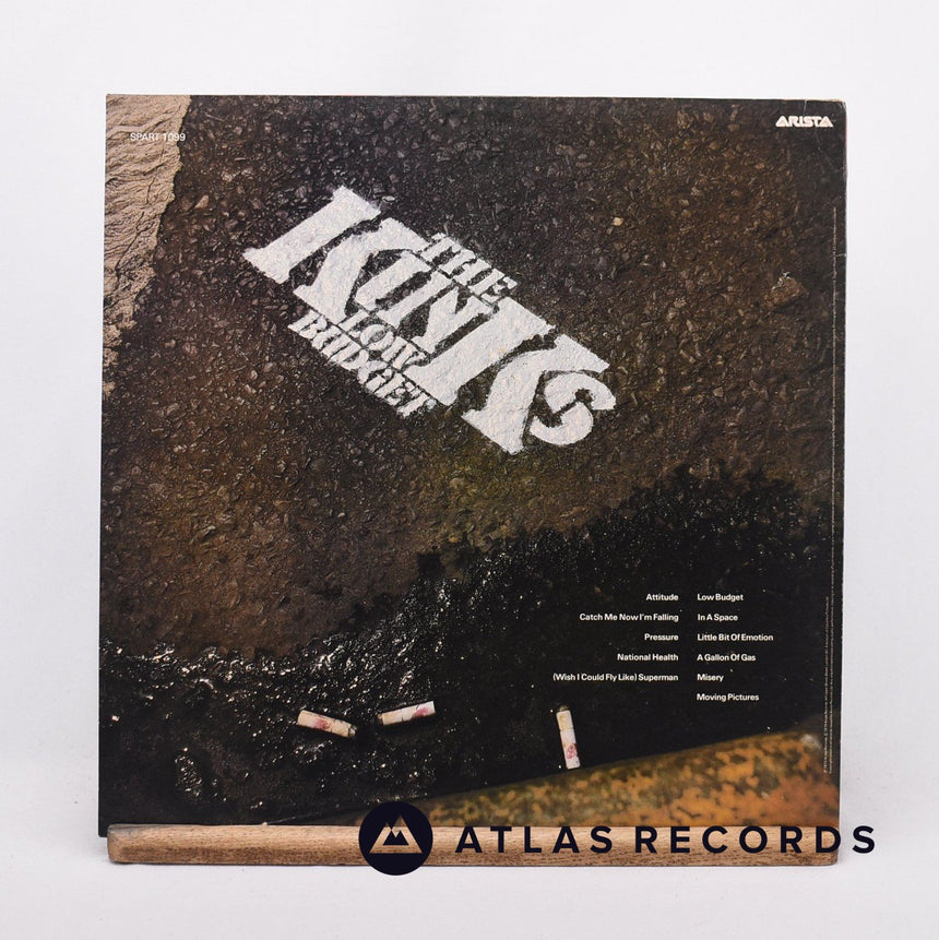 The Kinks - Low Budget - LP Vinyl Record - EX/EX