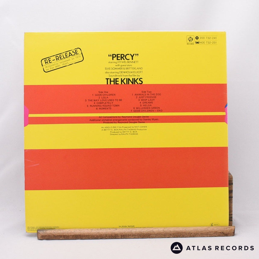 The Kinks - Percy - LP Vinyl Record - EX/EX