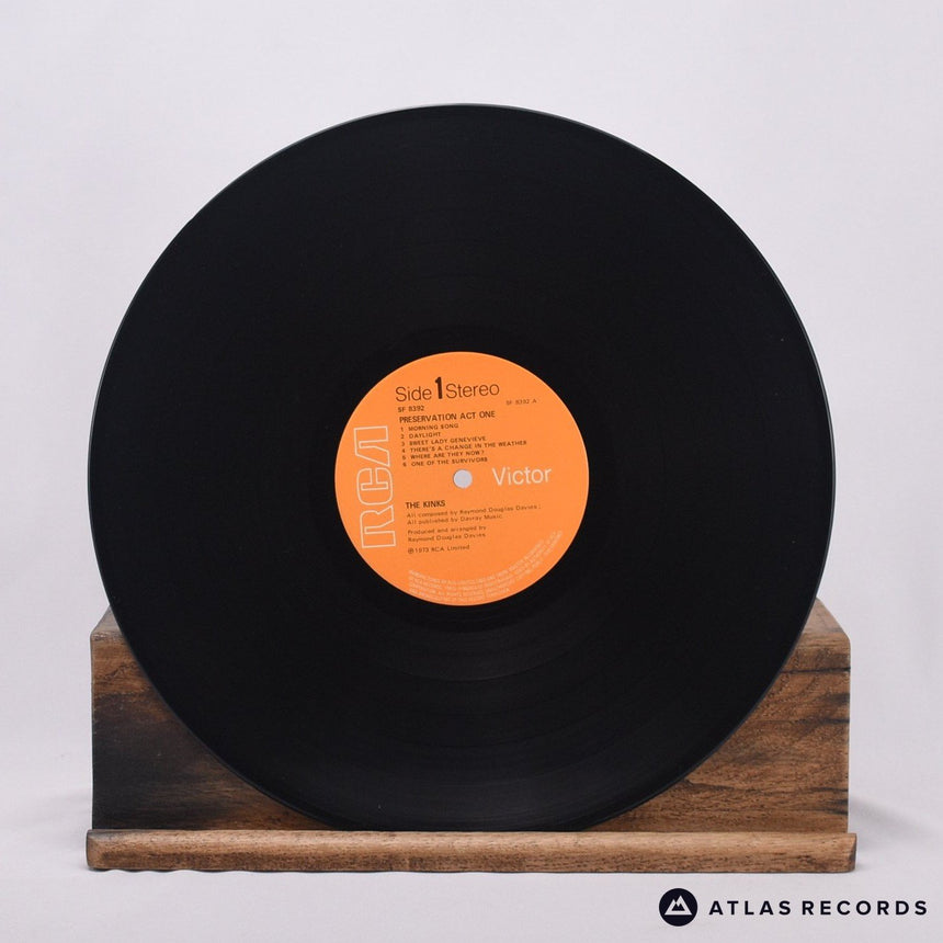 The Kinks - Preservation Act 1 - Lyric Sheet Stereo LP Vinyl Record - VG+/EX