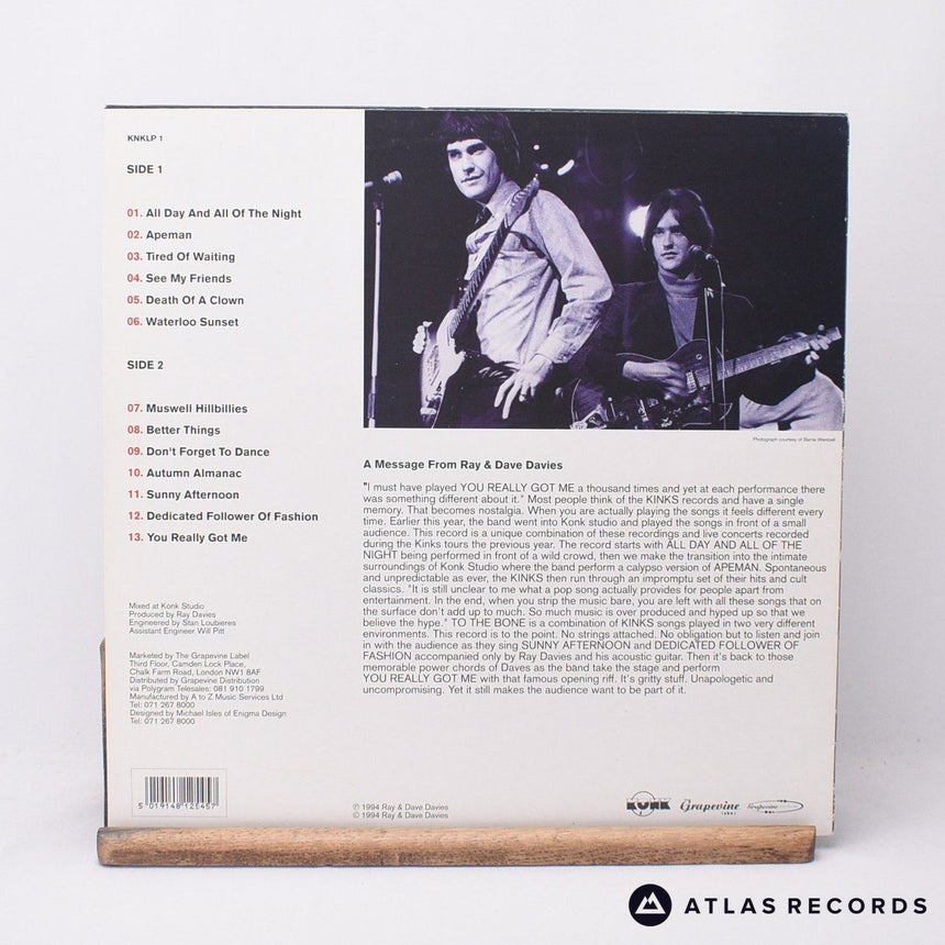 The Kinks - To The Bone - A1 B1 LP Vinyl Record - VG+/EX