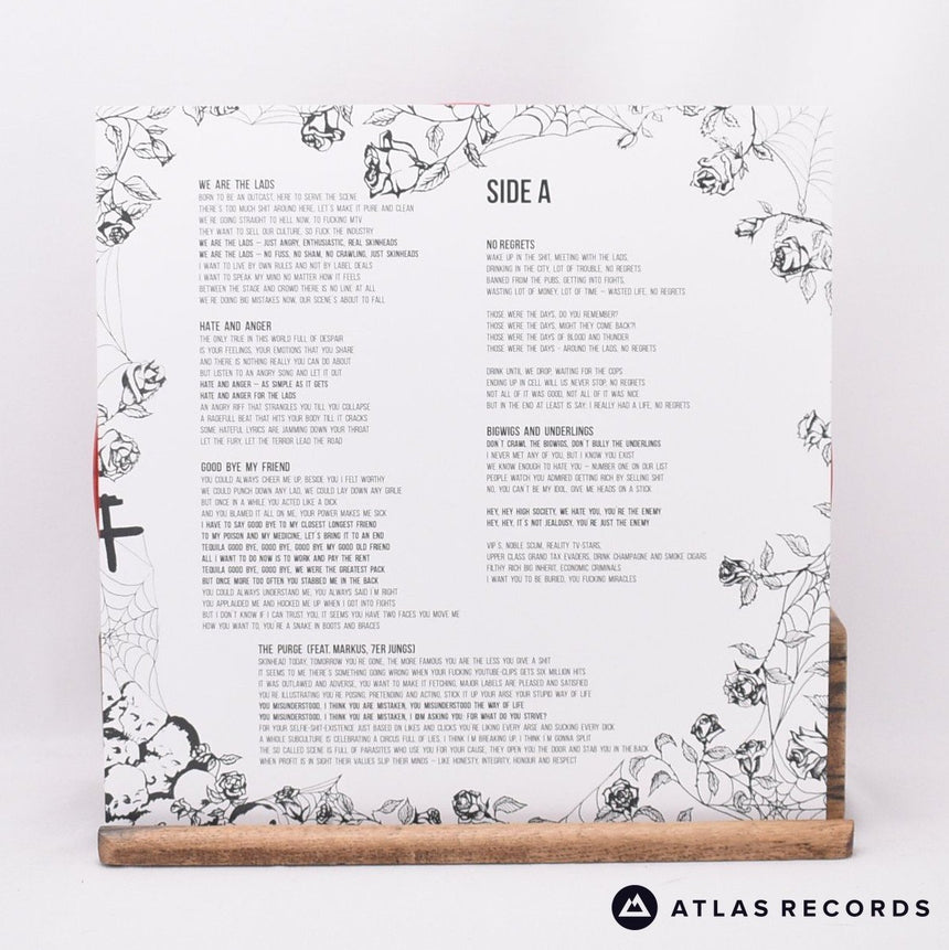 The Lads - Counterculture - Red Lyric Sheet LP Vinyl Record - NM/NM