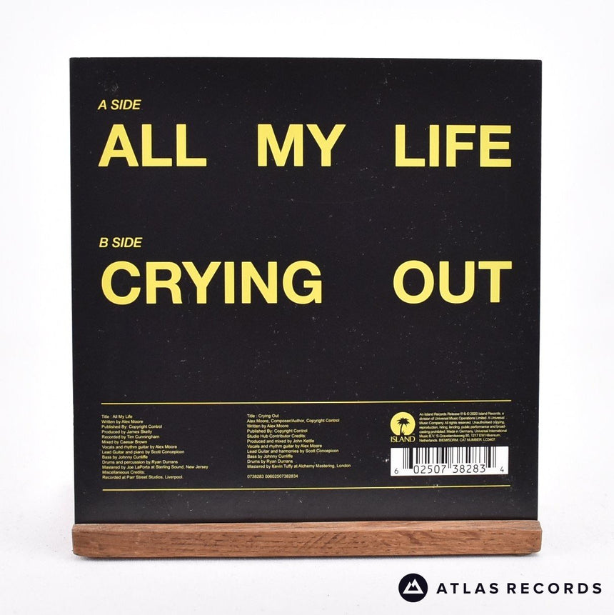 The Lathums - All My Life - Clear 7" Vinyl Record - EX/VG+