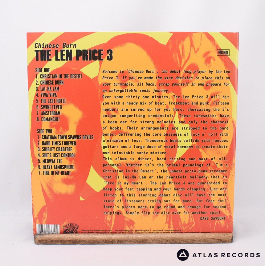 The Len Price 3 - Chinese Burn - Mono Gatefold Us LP Vinyl Record - NM/NM
