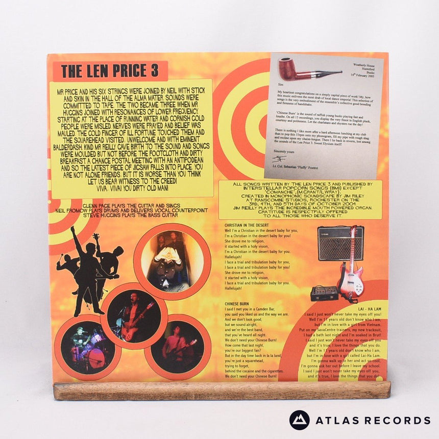 The Len Price 3 - Chinese Burn - Mono Gatefold Us LP Vinyl Record - NM/NM