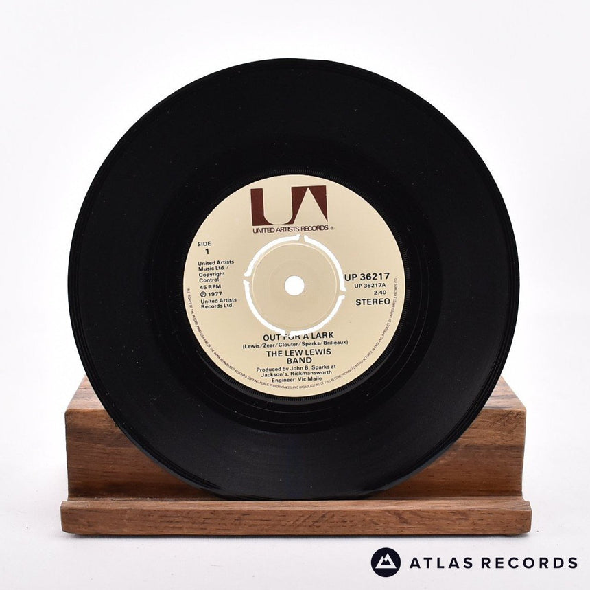 The Lew Lewis Band - Out For A Lark - 7" Vinyl Record - EX/EX