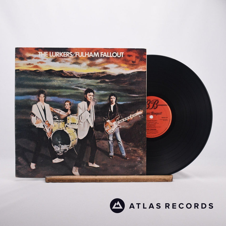 The Lurkers Fulham Fallout LP Vinyl Record - Front Cover & Record