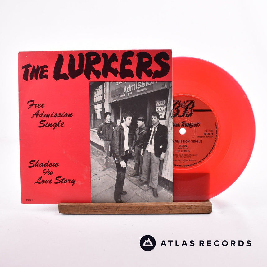 The Lurkers Shadow 7" Vinyl Record - Front Cover & Record