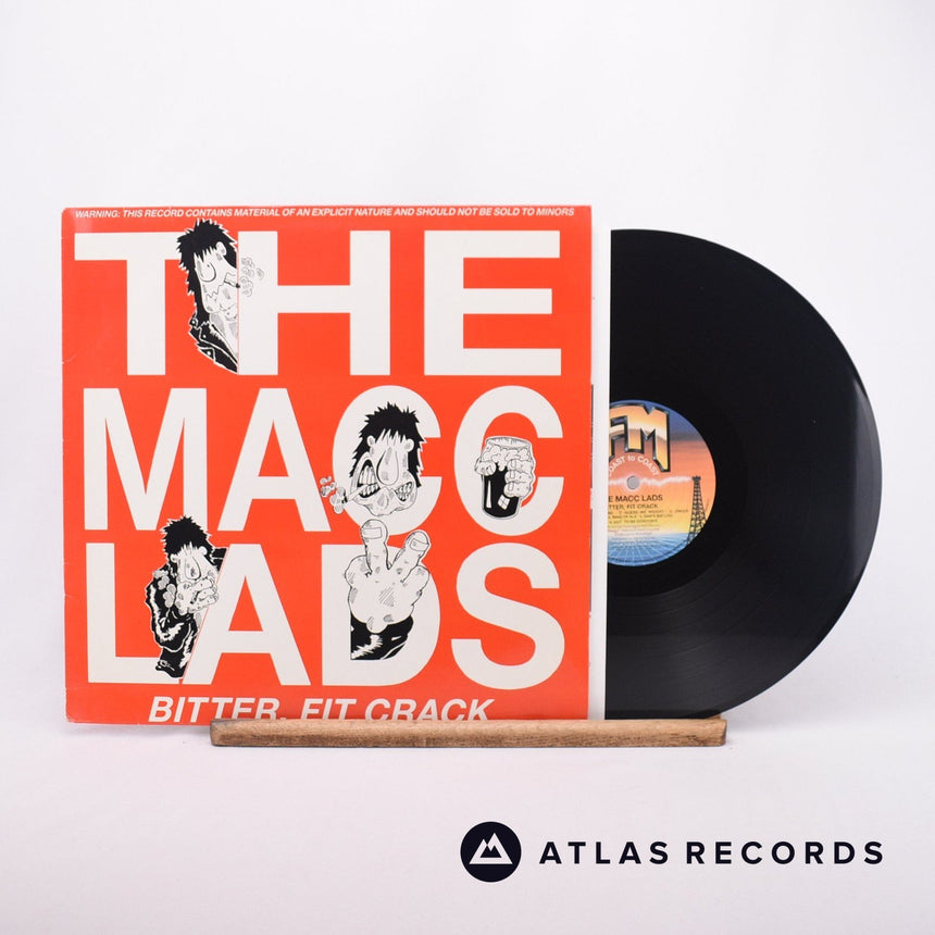 The Macc Lads Bitter, Fit Crack LP Vinyl Record - Front Cover & Record