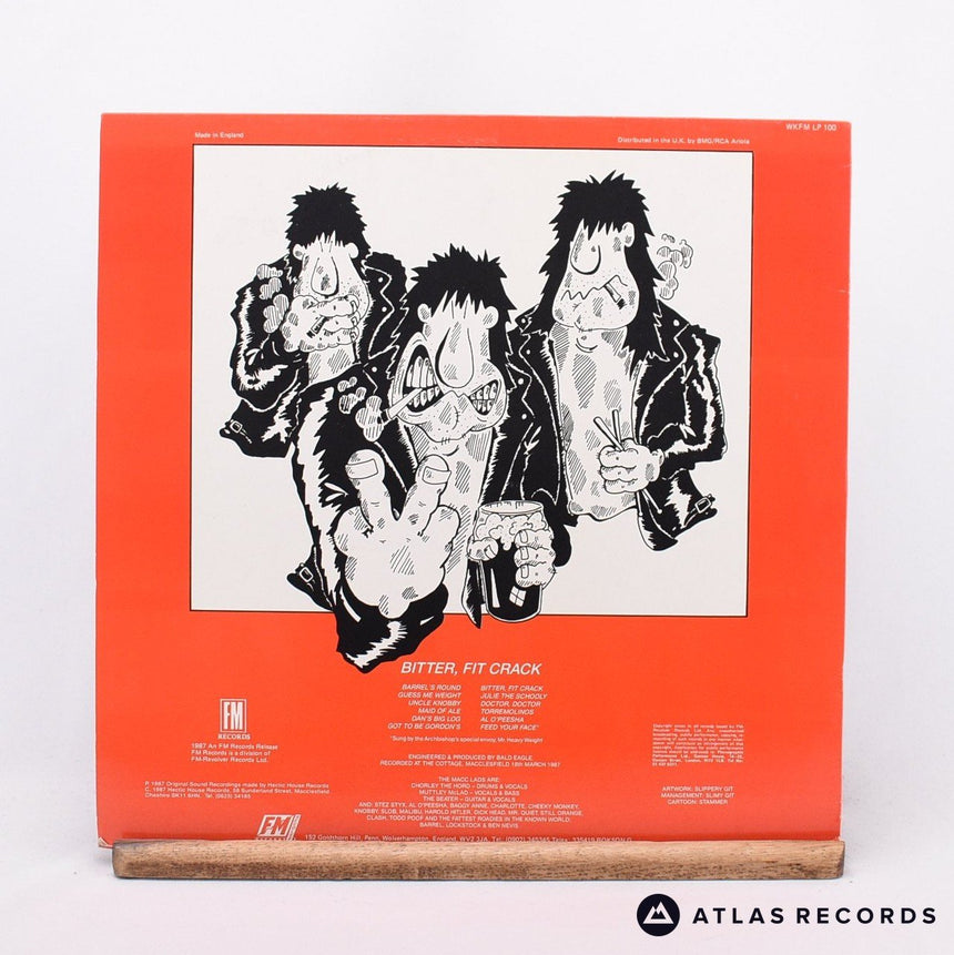 The Macc Lads - Bitter, Fit Crack - A-1 B-1 LP Vinyl Record - EX/EX