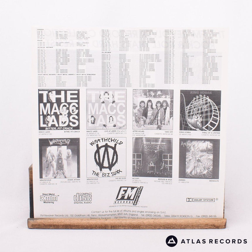 The Macc Lads - Bitter, Fit Crack - A-1 B-1 LP Vinyl Record - EX/EX