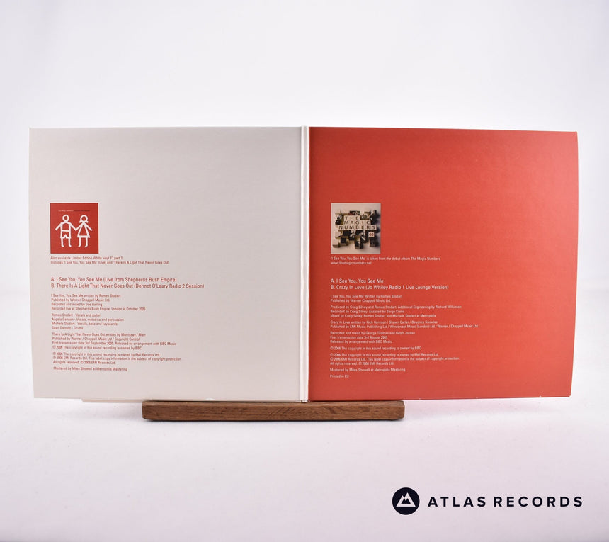 The Magic Numbers - I See You, You See Me - Red Gatefold 7" Vinyl Record - NM/NM