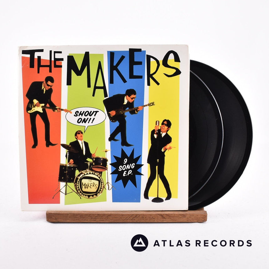 The Makers Shout On!! 2 x 7" Vinyl Record - Front Cover & Record