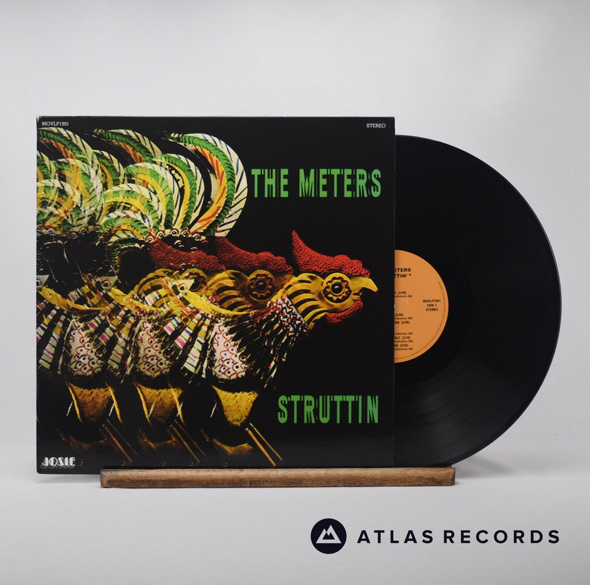 The Meters Struttin' LP Vinyl Record - Front Cover & Record
