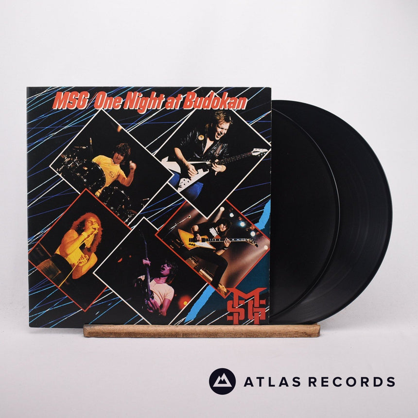 The Michael Schenker Group One Night At Budokan 2 x LP Vinyl Record - Front Cover & Record