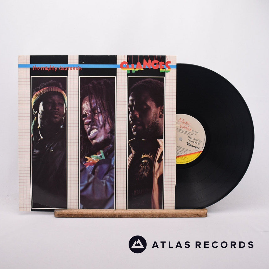 The Mighty Diamonds Changes LP Vinyl Record - Front Cover & Record