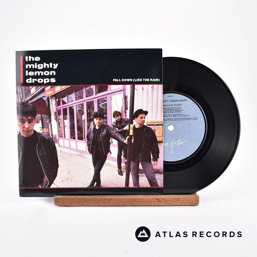 The Mighty Lemon Drops Fall Down 7" Vinyl Record - Front Cover & Record