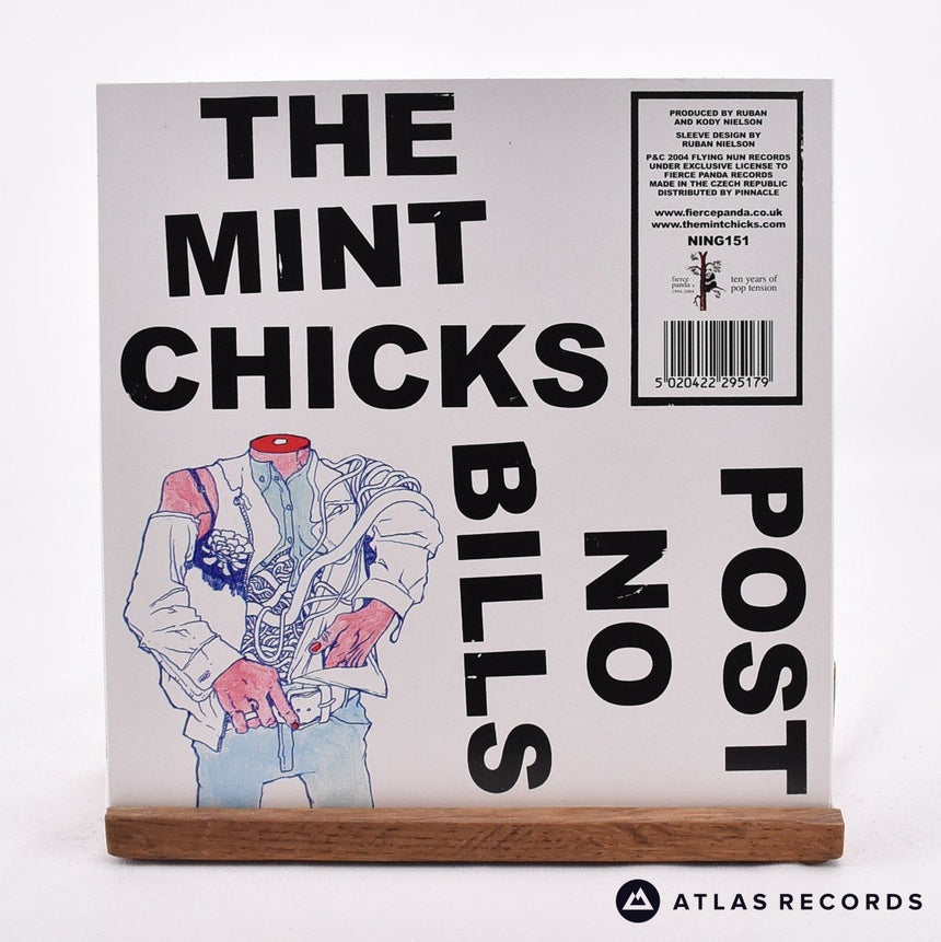 The Mint Chicks - Blue Team Go! - Green 7" Vinyl Record - NM/NM