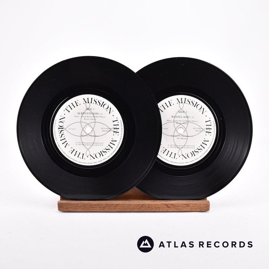 The Mission - 1V - Insert 2 x 7" Box Set Vinyl Record - VG+/VG+