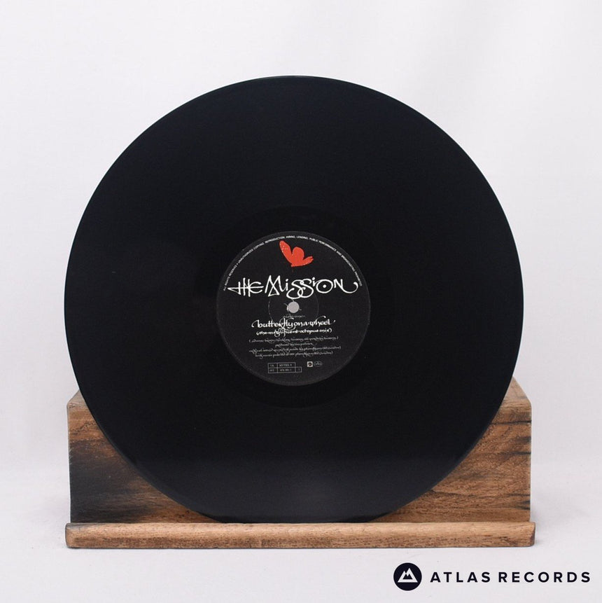 The Mission - Butterfly On A Wheel - 12" Vinyl Record - EX/VG+