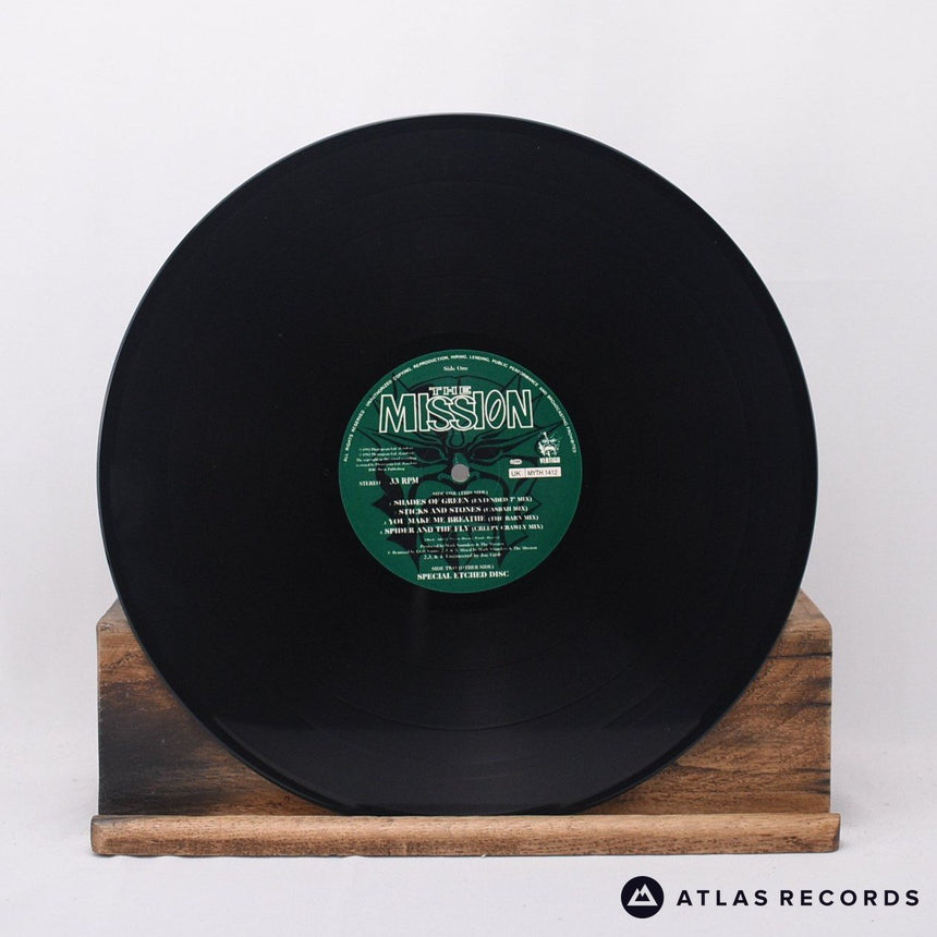 The Mission - Shades Of Green - Etched Limited Edition 12" Vinyl Record - EX/EX