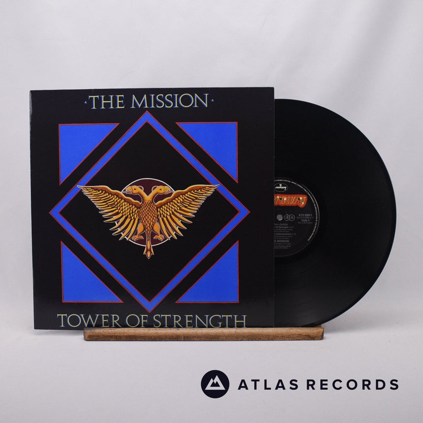 The Mission Tower Of Strength 12" Vinyl Record - Front Cover & Record
