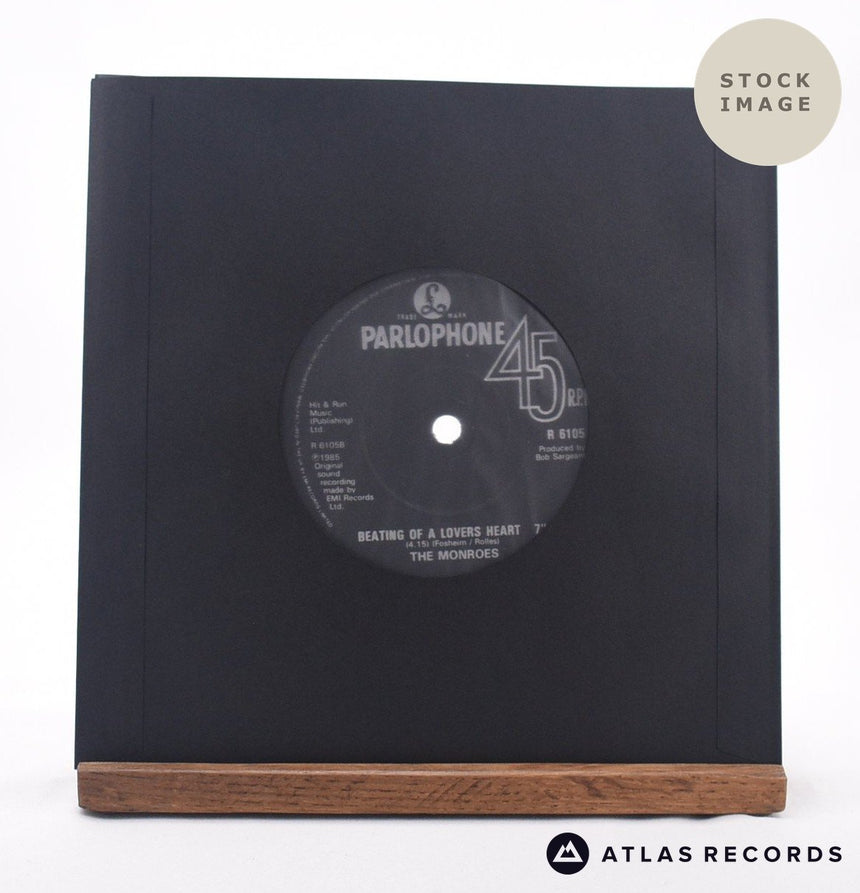 The Monroes Let's Go 7" Vinyl Record - Reverse Of Sleeve