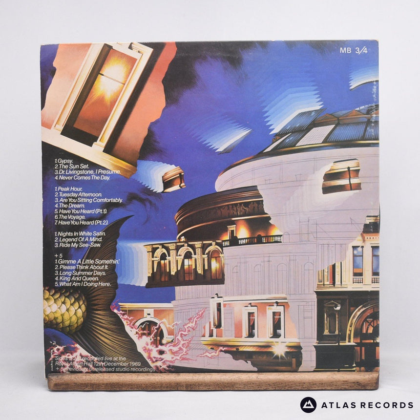 The Moody Blues - Caught Live +5 - Gatefold Double LP Vinyl Record - VG+/EX