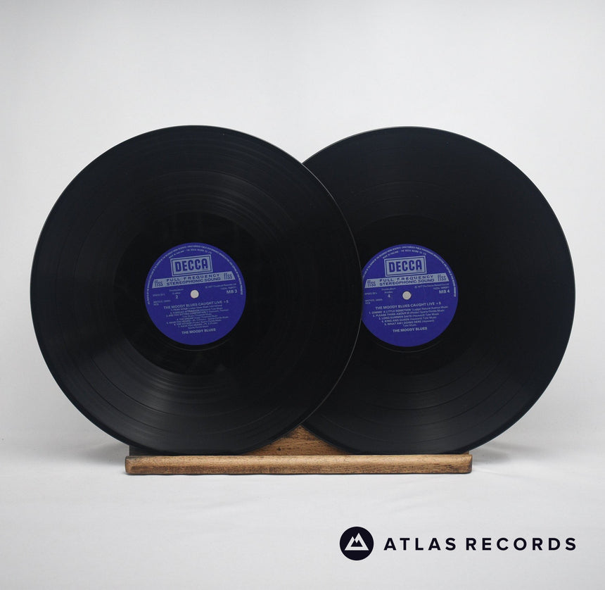 The Moody Blues - Caught Live +5 - Gatefold Double LP Vinyl Record - VG+/EX