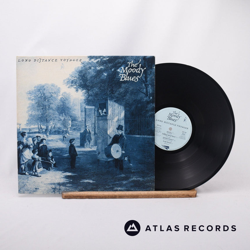 The Moody Blues Long Distance Voyager LP Vinyl Record - Front Cover & Record