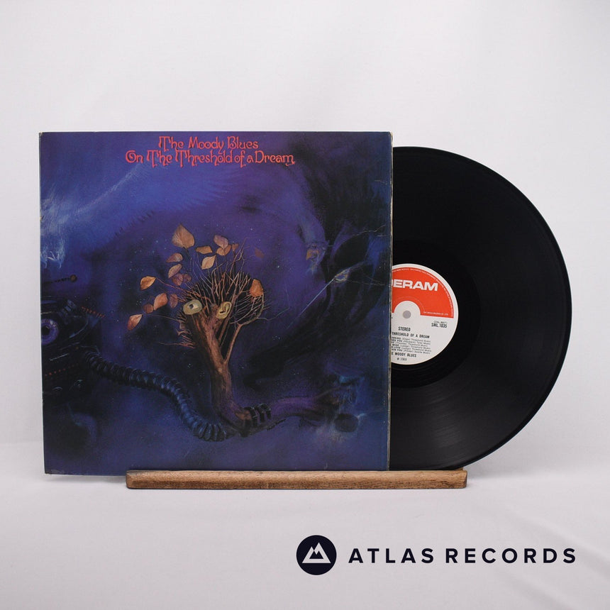 The Moody Blues On The Threshold Of A Dream LP Vinyl Record - Front Cover & Record