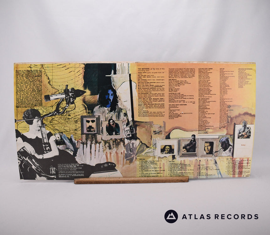 The Mothers - Uncle Meat - Auto-Coupled A D B C Double LP Vinyl Record - VG+/VG+