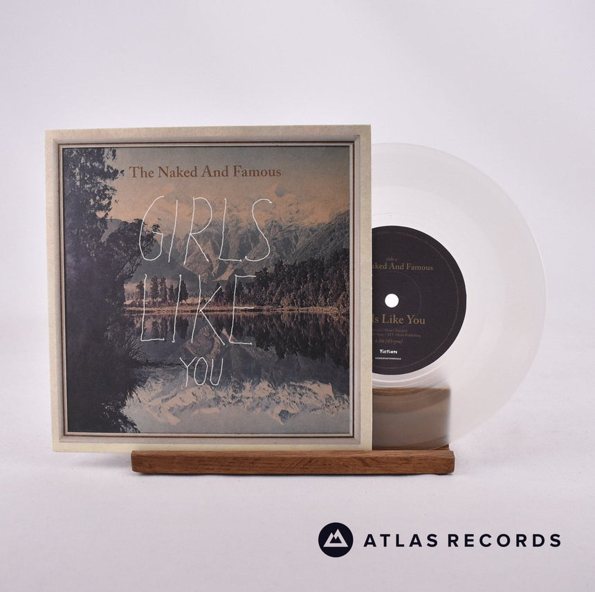 The Naked And Famous Girls Like You 7" Vinyl Record - Front Cover & Record