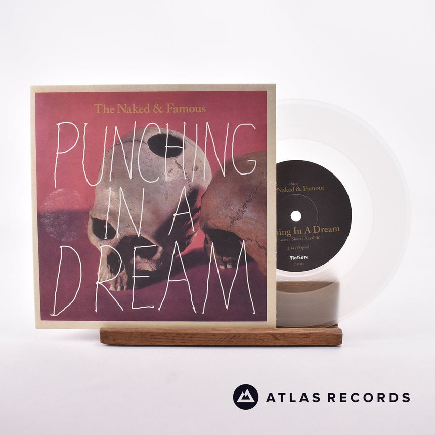 The Naked And Famous Punching In A Dream 7" Vinyl Record - Front Cover & Record