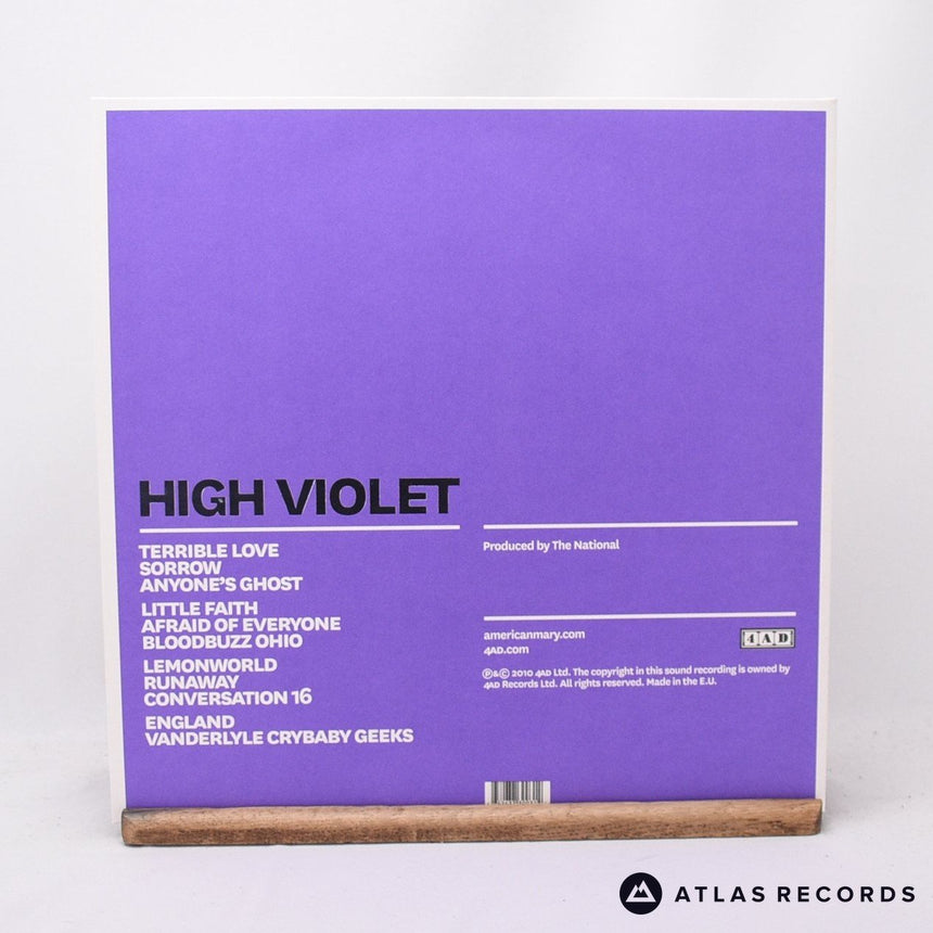 The National - High Violet - 180G A1 B1 C1 D1 2 x LP Vinyl Record - NM/NM