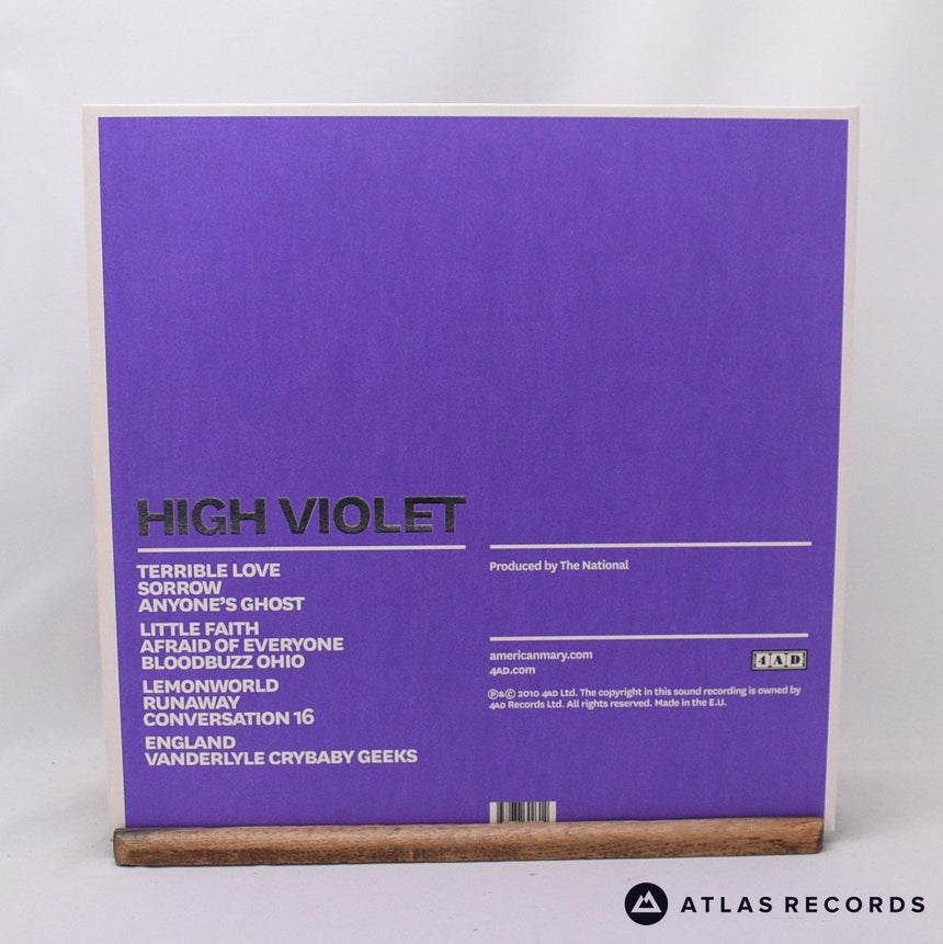 The National - High Violet - 180G A1 B1 C1 D1 2 x LP Vinyl Record - EX/NM