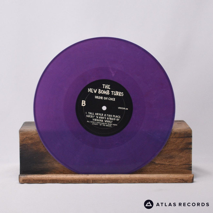 The New Bomb Turks - Drunk On Cock - Purple Insert 10" Vinyl Record - EX/EX