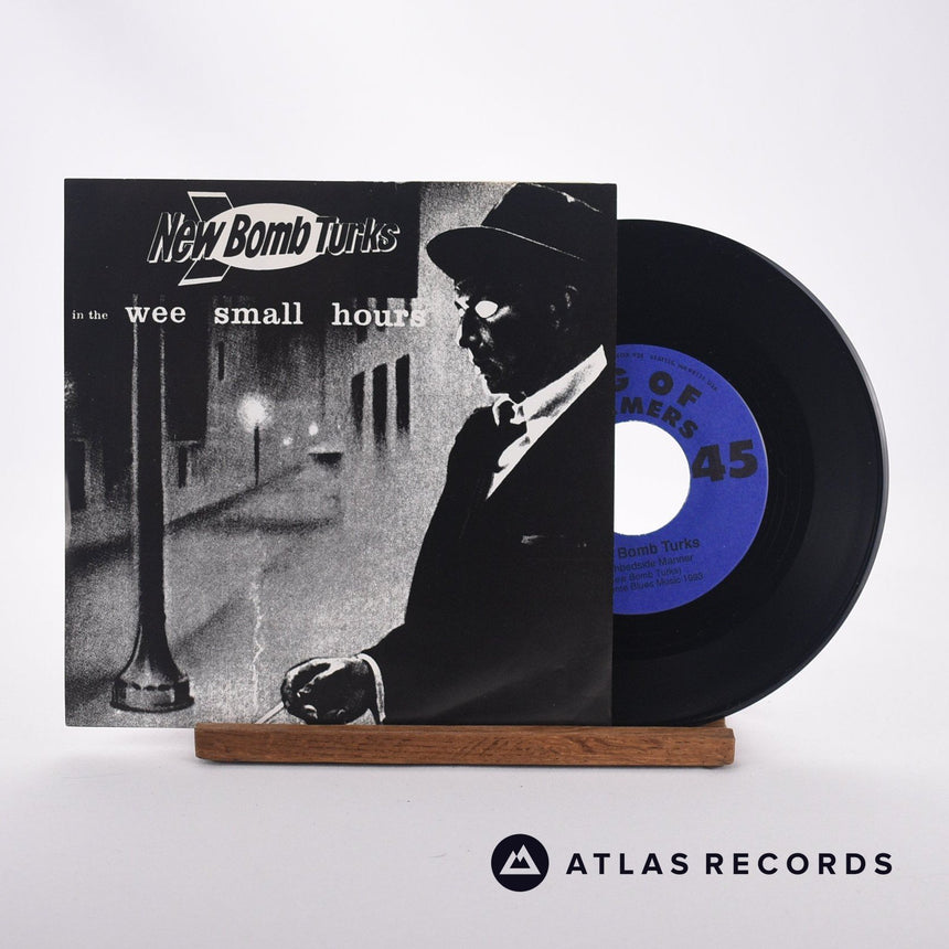 The New Bomb Turks In The Wee Small Hours 7" Vinyl Record - Front Cover & Record