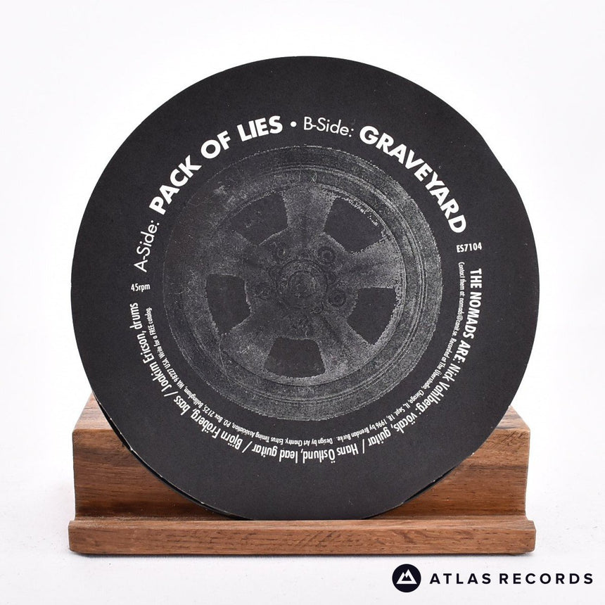 The Nomads - Pack Of Lies - Die-Cut Sleeve 7" Vinyl Record - EX/VG+